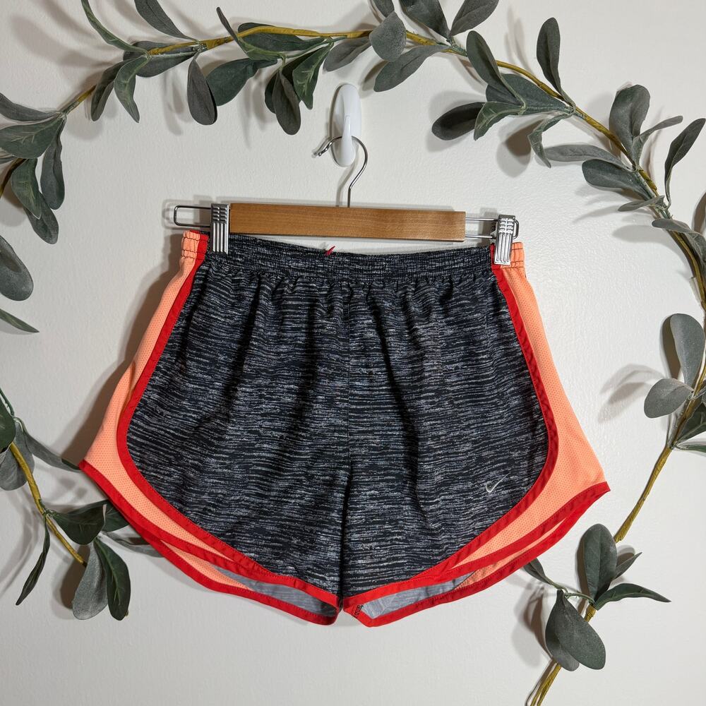 Nike Black and Orange Athletic Shorts LAST CALL